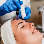 Women receiving Microneedling in Missoula, MT